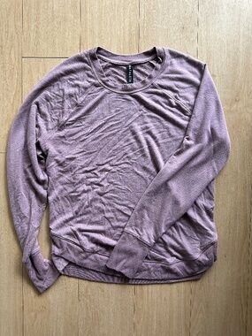 Athleta Mauve Long Sleeve Shirt Size Medium